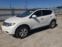 Salvage cars for sale at Lumberton, NC auction: 2014 Nissan Murano S