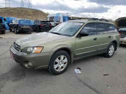 Subaru Legacy salvage cars for sale: 2005 Subaru Legacy Outback 2.5I