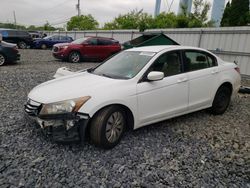 Salvage cars for sale from Copart Windsor, NJ: 2012 Honda Accord LX