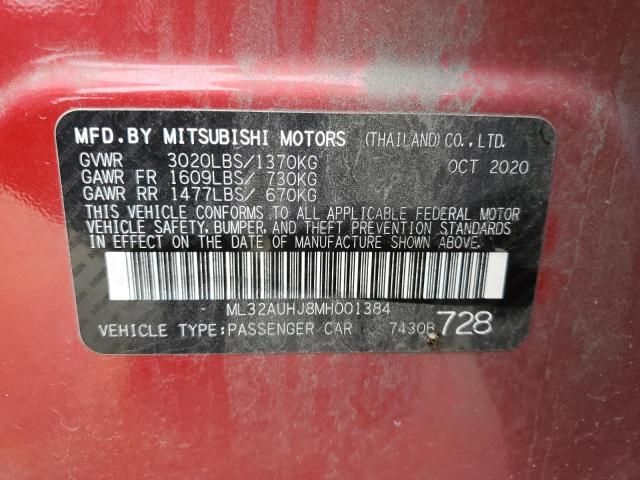 2021 Mitsubishi Mirage ES