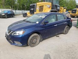 Salvage cars for sale at North Billerica, MA auction: 2017 Nissan Sentra S