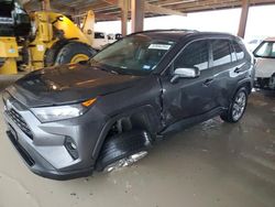 Salvage cars for sale from Copart Houston, TX: 2021 Toyota Rav4 XLE Premium