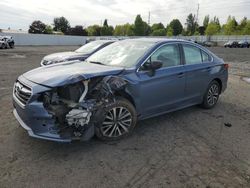 Subaru Legacy 2.5i salvage cars for sale: 2018 Subaru Legacy 2.5I