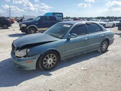 Salvage cars for sale at Arcadia, FL auction: 2004 Hyundai Sonata GLS