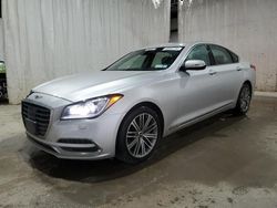Salvage cars for sale at Central Square, NY auction: 2018 Genesis G80 Base