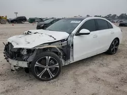 Salvage cars for sale at Houston, TX auction: 2023 Mercedes-Benz C300