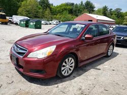 Salvage cars for sale from Copart Mendon, MA: 2011 Subaru Legacy 2.5I Limited