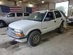Salvage trucks for sale at Columbia, MO auction: 2002 Chevrolet Blazer