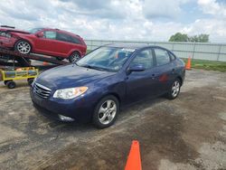 Salvage cars for sale from Copart Mcfarland, WI: 2010 Hyundai Elantra Blue