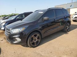 Salvage cars for sale at Woodhaven, MI auction: 2019 Ford Escape SEL