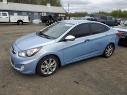 Salvage cars for sale at East Granby, CT auction: 2013 Hyundai Accent GLS