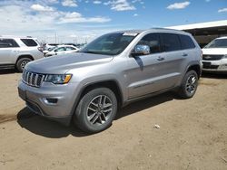 Jeep Grand Cherokee salvage cars for sale: 2019 Jeep Grand Cherokee Limited