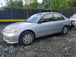 Honda salvage cars for sale: 2005 Honda Civic LX