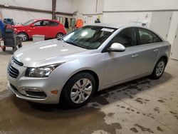 Salvage cars for sale at Nisku, AB auction: 2015 Chevrolet Cruze LT
