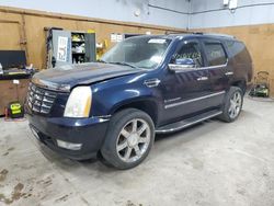 Salvage cars for sale at Kincheloe, MI auction: 2007 Cadillac Escalade Luxury