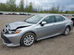 Salvage cars for sale at Leroy, NY auction: 2019 Toyota Camry L