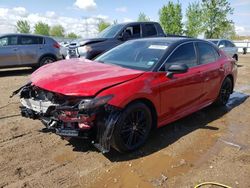 Salvage cars for sale at Elgin, IL auction: 2021 Toyota Camry SE