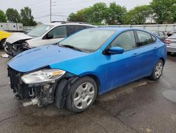 Vehiculos salvage en venta de Copart Moraine, OH: 2015 Dodge Dart SE