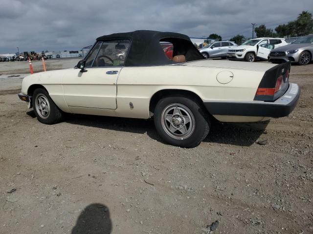 1984 Alfa Romeo Veloce 2000 Spider