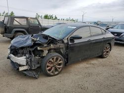 Salvage cars for sale at Nisku, AB auction: 2015 Chrysler 200 S