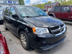 Salvage cars for sale at North Billerica, MA auction: 2017 Dodge Grand Caravan SE