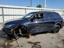 Volkswagen Tiguan se r-line Black salvage cars for sale: 2022 Volkswagen Tiguan SE R-LINE Black