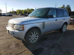 Salvage cars for sale from Copart Denver, CO: 2008 Land Rover Range Rover Supercharged
