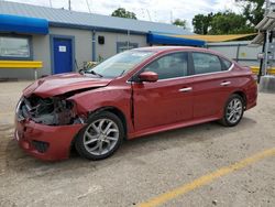 Salvage cars for sale at Wichita, KS auction: 2013 Nissan Sentra S