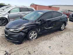 Salvage cars for sale at Hueytown, AL auction: 2017 Chevrolet Cruze LT