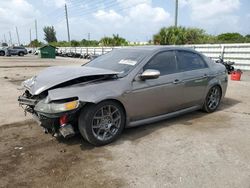 Salvage cars for sale at Miami, FL auction: 2008 Acura TL Type S