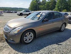 Salvage cars for sale at Concord, NC auction: 2011 Infiniti G37 Base