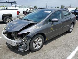Salvage cars for sale from Copart Van Nuys, CA: 2015 Honda Civic LX