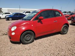 Salvage cars for sale at Phoenix, AZ auction: 2014 Fiat 500 POP