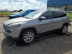 Salvage cars for sale from Copart Woodhaven, MI: 2015 Jeep Cherokee Limited