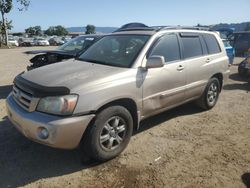 Salvage cars for sale from Copart San Martin, CA: 2005 Toyota Highlander Limited
