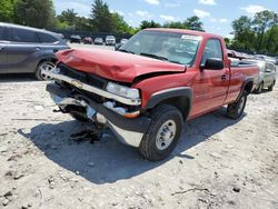 Salvage trucks for sale at Madisonville, TN auction: 2002 Chevrolet Silverado K2500 Heavy Duty