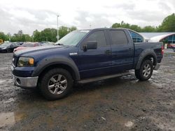 Salvage cars for sale at East Granby, CT auction: 2006 Ford F150 Supercrew