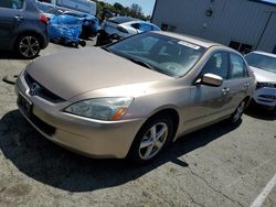 Salvage cars for sale from Copart Vallejo, CA: 2005 Honda Accord EX