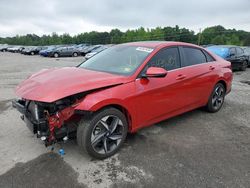 Salvage cars for sale from Copart Fredericksburg, VA: 2023 Hyundai Elantra Limited