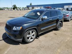 Salvage cars for sale at Woodhaven, MI auction: 2011 Jeep Grand Cherokee Overland