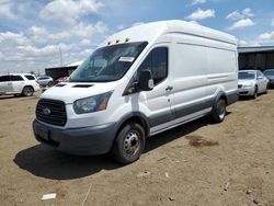 Salvage trucks for sale at Brighton, CO auction: 2016 Ford Transit T-350 HD