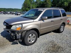 Vehiculos salvage en venta de Copart Concord, NC: 2005 Honda Pilot EXL