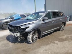 Salvage cars for sale at Apopka, FL auction: 2015 Infiniti QX60