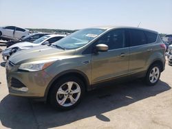 Vehiculos salvage en venta de Copart Grand Prairie, TX: 2013 Ford Escape SE