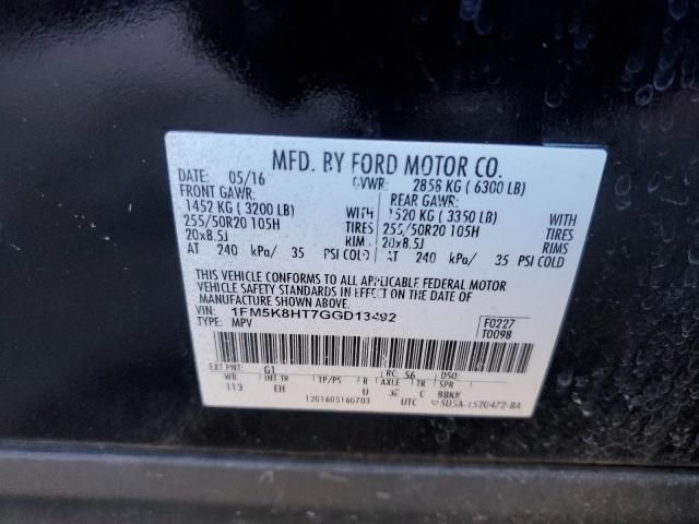 2016 Ford Explorer Platinum