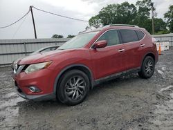 Salvage cars for sale from Copart Gastonia, NC: 2015 Nissan Rogue S