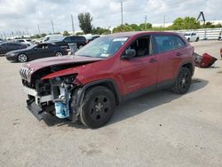 Jeep Cherokee Sport salvage cars for sale: 2014 Jeep Cherokee Sport