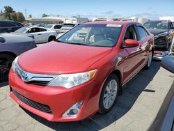 Salvage cars for sale at Martinez, CA auction: 2012 Toyota Camry Hybrid