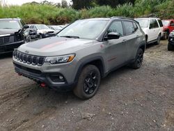 Jeep Compass salvage cars for sale: 2023 Jeep Compass Trailhawk