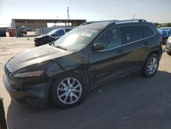 Salvage cars for sale at Grand Prairie, TX auction: 2015 Jeep Cherokee Limited